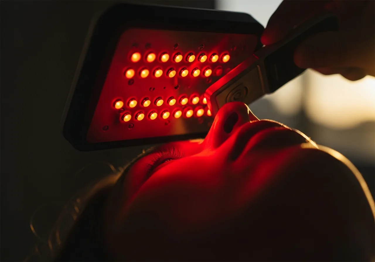 Equipo de fotobiomodulación con láser y LED en uso clínico